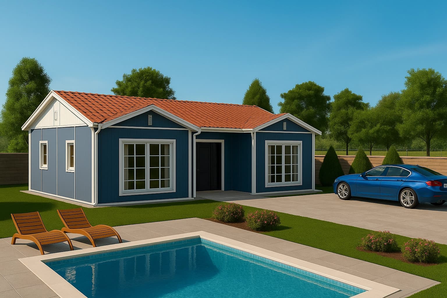 52 m² Prefabrik Ev
