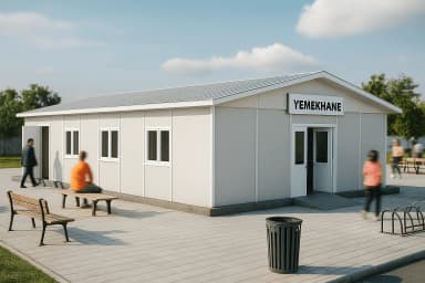 103 m2 Prefabrik Yemekhane - 3