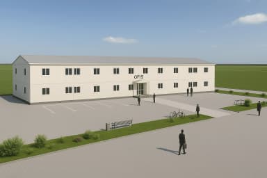 561 m2 Prefabrik Ofis - 1