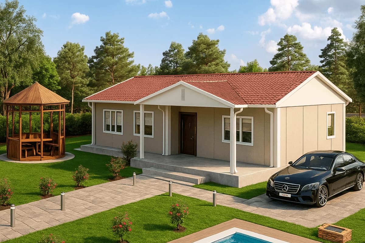 103 m² Prefabrik Ev - 1