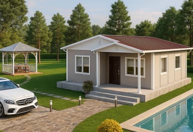 62 m² Prefabrik Ev - 1