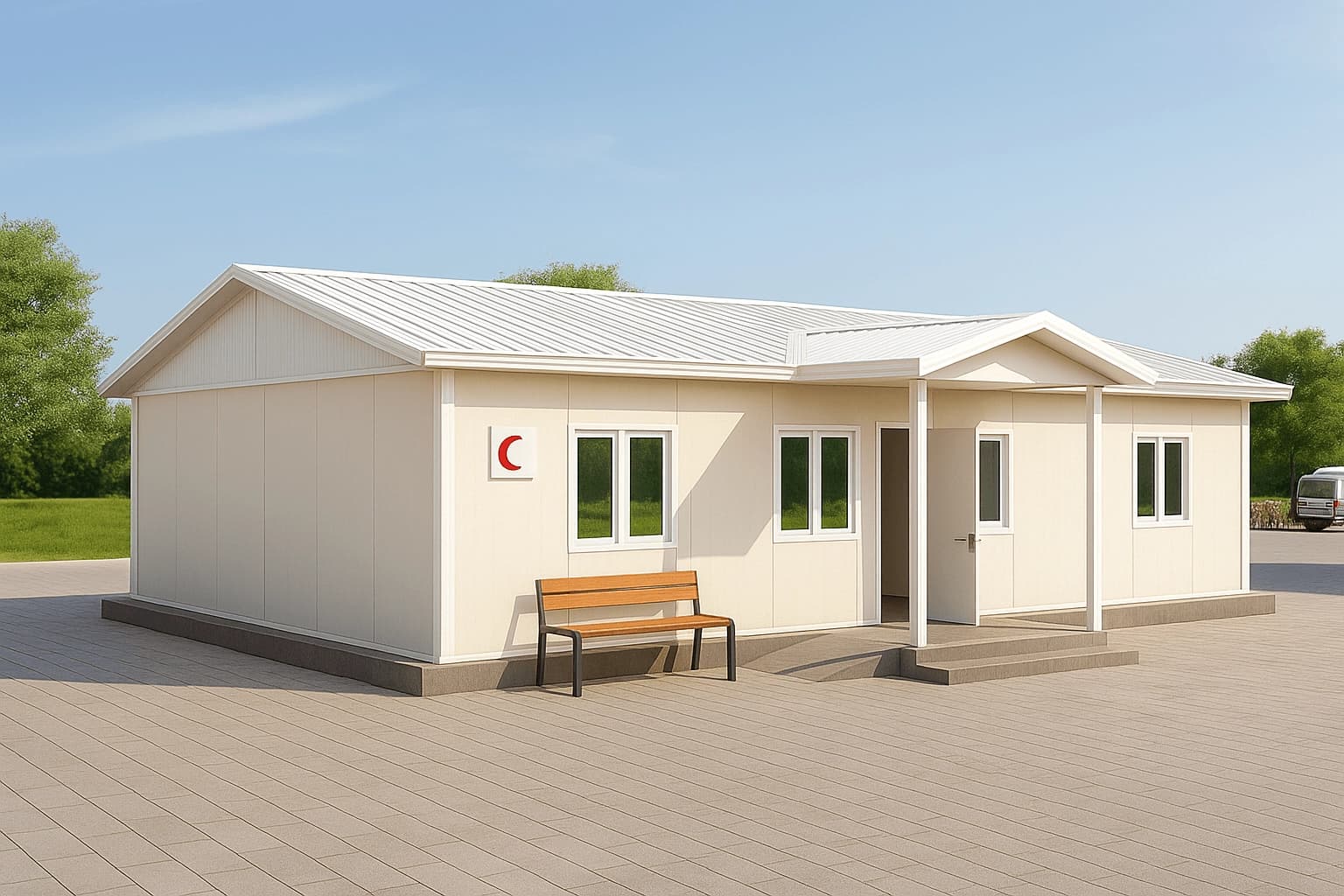 91 m2 Prefabrik Sağlık Ocağı - 1