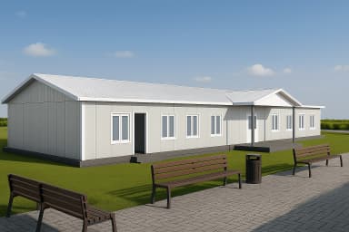 304 m2 Prefabrik Sosyal Tesis - 1