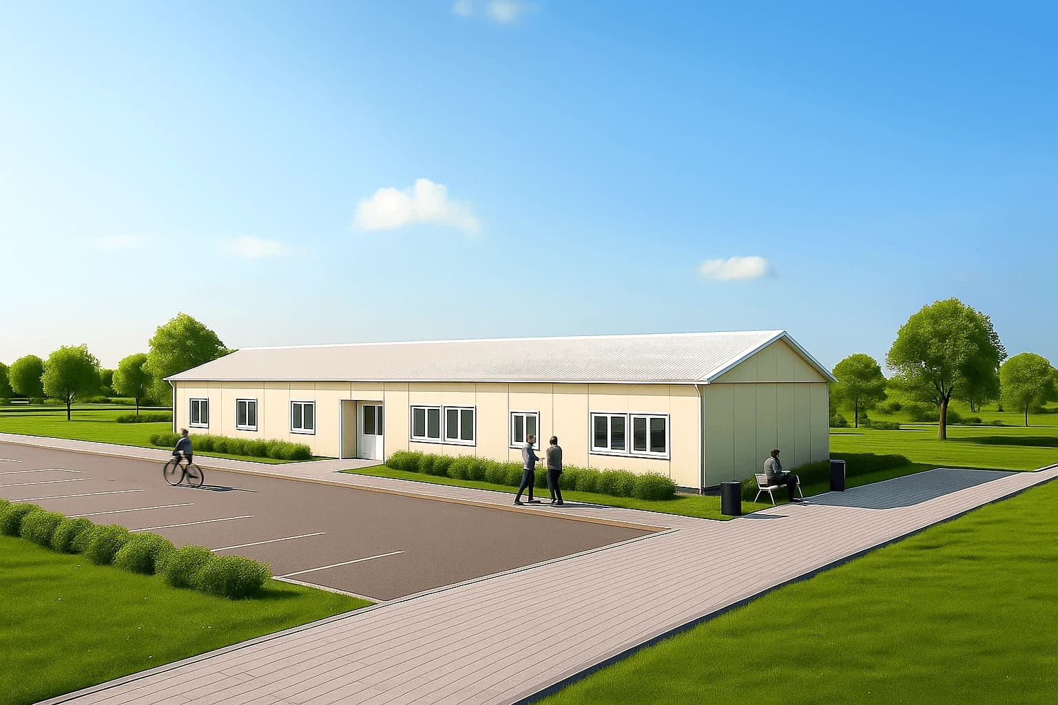 249 m2 Prefabrik Ofis - 1