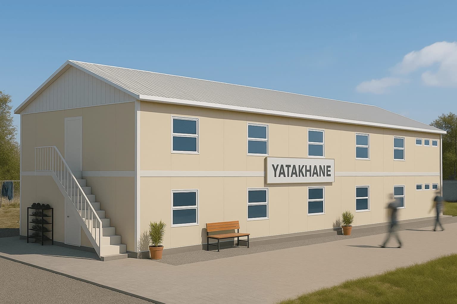 406 m2 Prefabrik Yatakhane