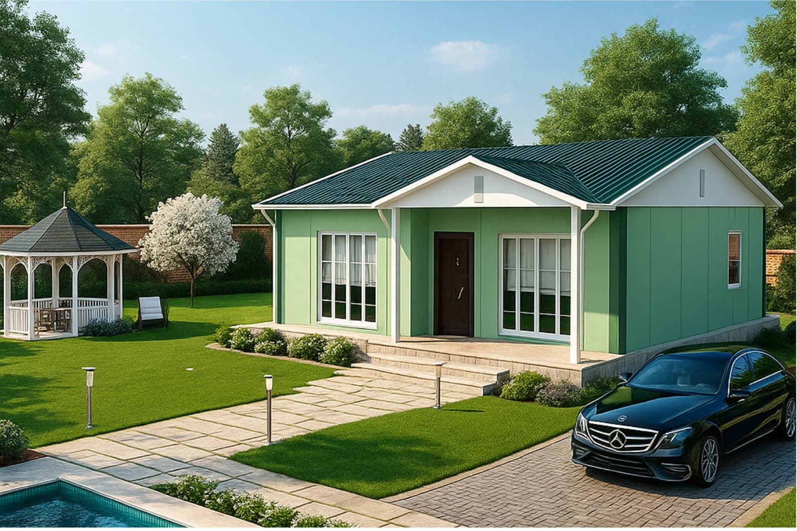 74 m² Prefabrik Ev