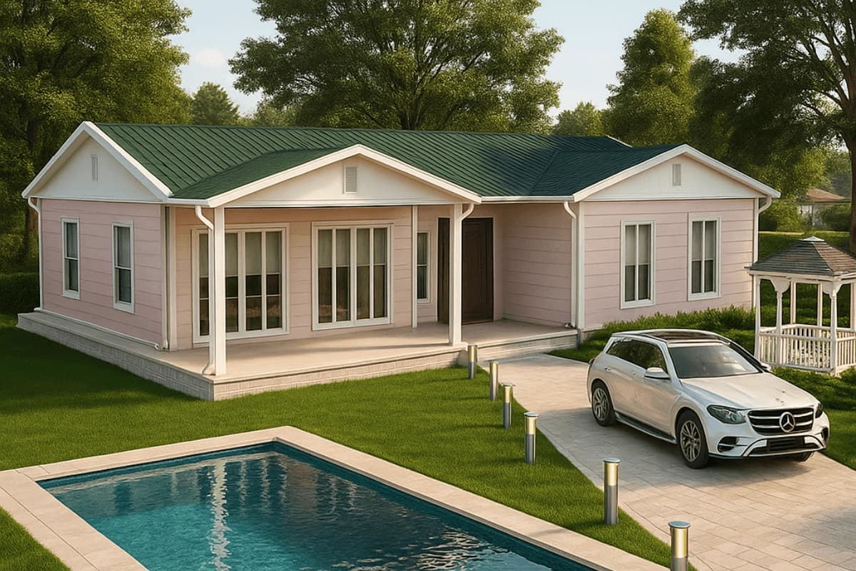 123 m² Prefabrik Ev