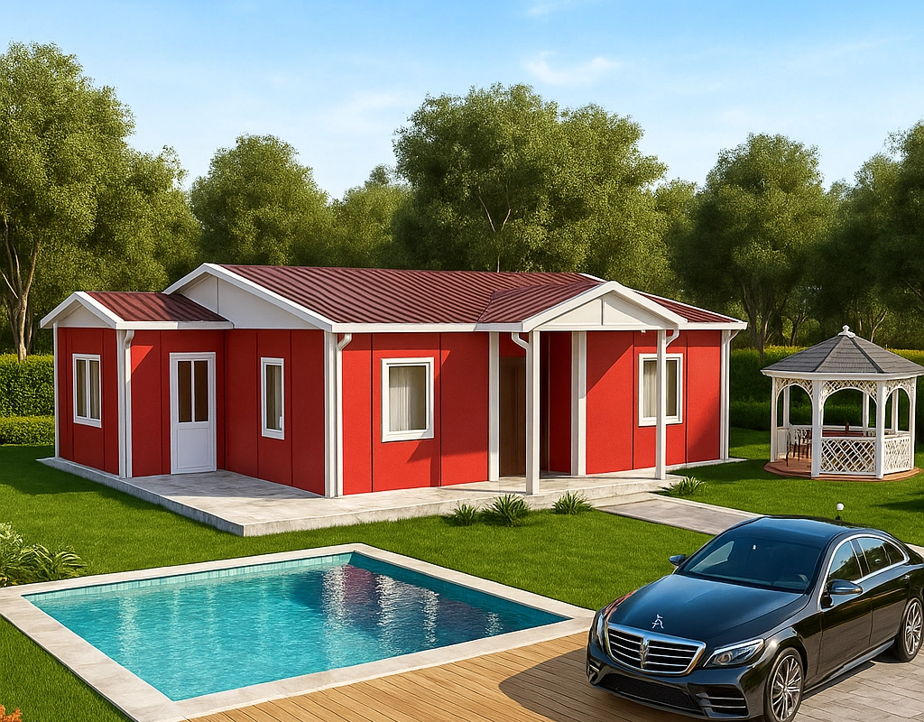 72 m² Prefabrik Ev